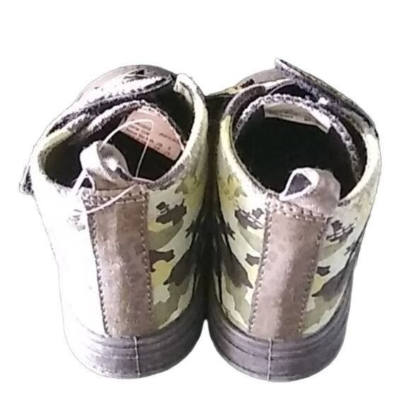 WONDER NATION KIDS CAMO DINOSAUR HIGH-TOP SNEAKERS SHOES SIZE 12 - Picture 7 of 9